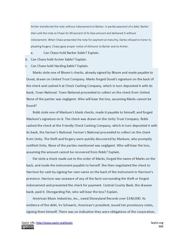 Business Law and the Legal Environment - Page 906